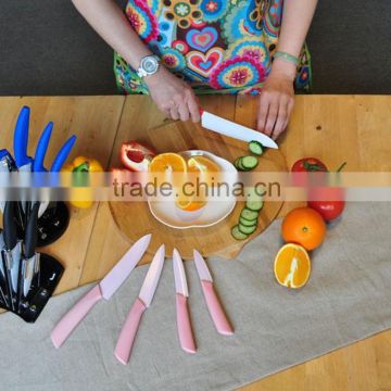 Various Styles Handles and Blade Color for options, Quality Assured Ceramic Kitchen Knife Set