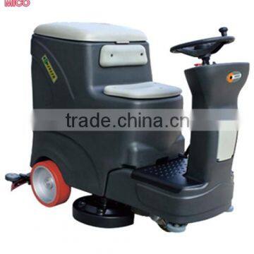 Ride on floor scrubber with be used in public area