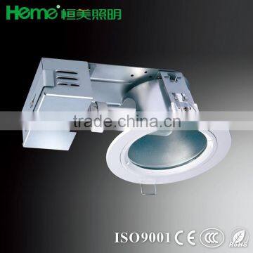 4" aluminum trim horizontal recessed downlighting with 157mm diameter 145mm cut out