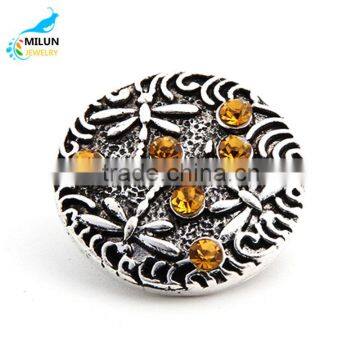 Garment accessories rhinestone crystal snap button crystal buttons large