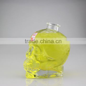 Latest products new design bottle supplier empty bottle customized alcohol bottle with caps