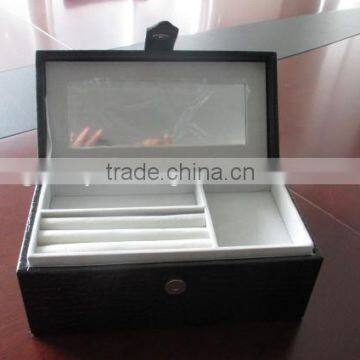 Top Performance Supply Leather Cover Custom Made Jewelry Boxes