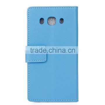 Leather stand case for samsung galaxy j5 mirror back cover