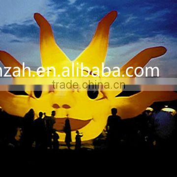 Giant Lighting Inflatable Sun for Advertising Decoration