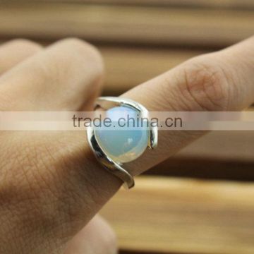 falak gems mother hand Gemstone white Moonstone ring unique jewelry