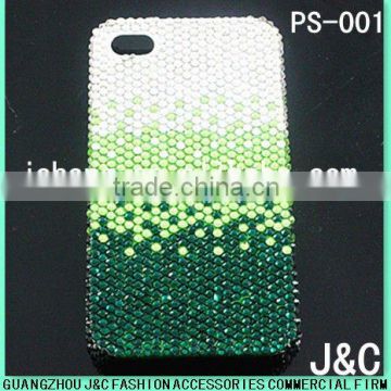Cell phone Rhinestone Colorful Changable Case for IP 4S