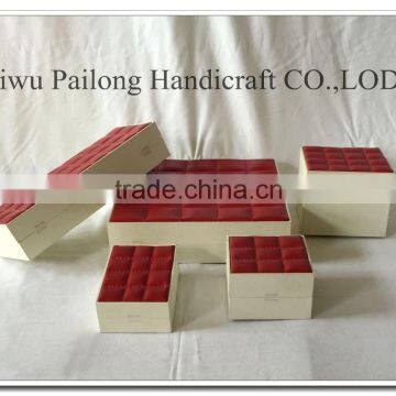 High-Grade leather design plastic jewlery Box Manufacturers