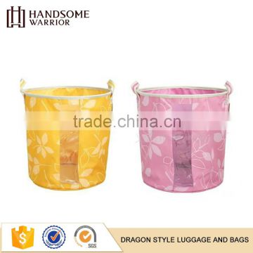 Popular and easy placement foldable oxford cloth wholesale dirty laundry basket