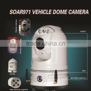 Latest 4G&WIFI HD-IP PORTABLE VEHICLE MOUNTED DOME CAMERA Shown in CPSE