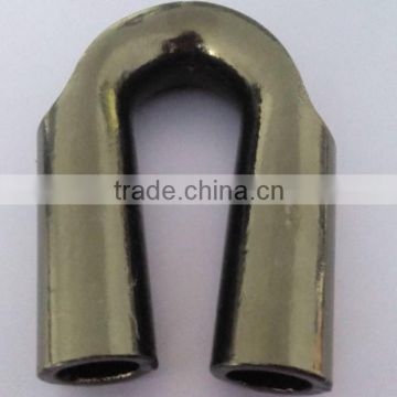 steel galvanized wire rope tuble thimble / stainless tube cable thimble