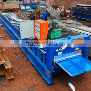 latest beautiful design 820 joint hidden type roof roll forming machine