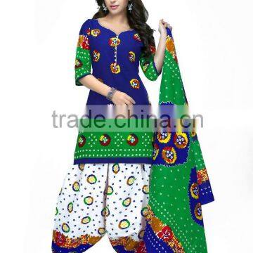 bandhani dress material