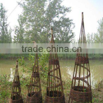 Garden Willow obelisk for plants to climb