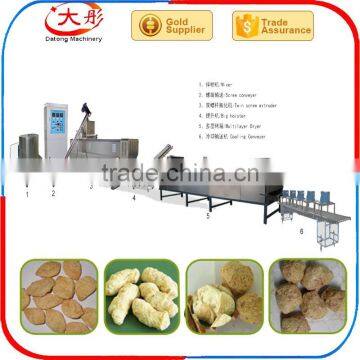 China supplier soyabean chunks making extruder processing machines