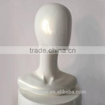 Stand female mannequin head,mannequin head for hat and wig display