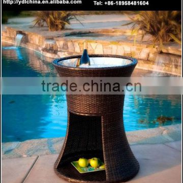 HDPE rattan outdoor ice chest