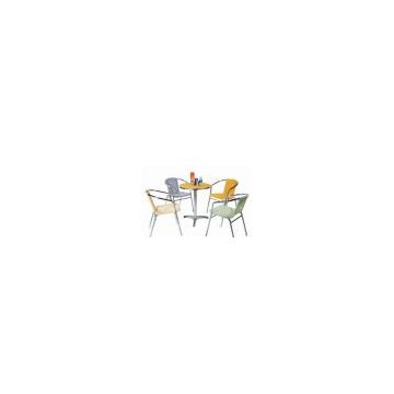 outdoor furniture,dining furniture ,toughened glass table,textile chairs and tables,chair,table,aluminum +PE rattan chair,aluminum +PE rattan table 3ML-1  WT-10