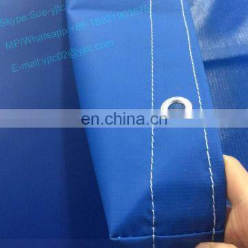 double sewing line large size pvc tarpaulin sheet