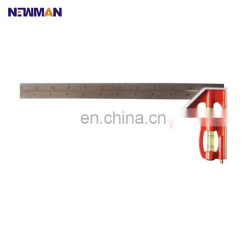 B1104 Dependable Supplier 12 Inch Combination Square Angle Measuring Tool