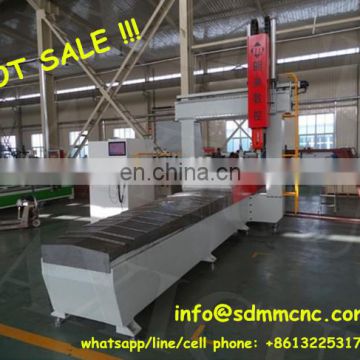Heavy gantry type 5 Axis cnc milling machine for aliminum and UPVC price