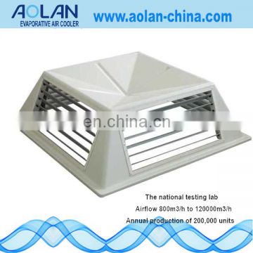 4 way window grille for air cooler with big airflow
