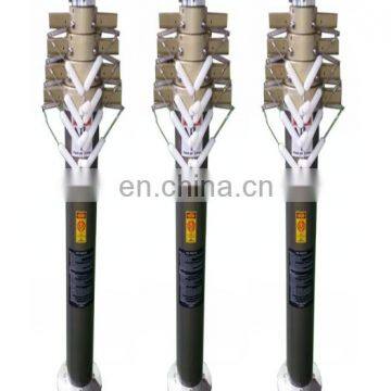 China 5m locking pneumatic lifting telescopic mast