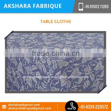 Highly Decorated Printed Table Cloth Available from Pioneer Manufacturer