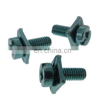 stainless steel Electric appliance m4 sem screws with square washer