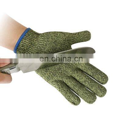 aramid cut resistant stainless steel wire Fire retardant BBQ fireproof gloves