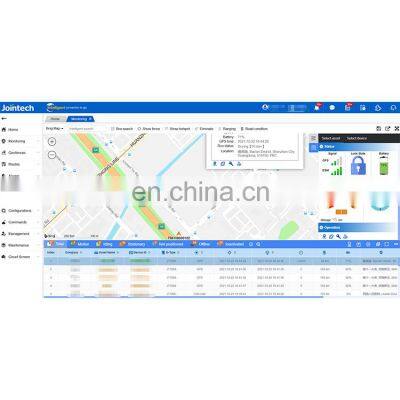 GPS Vehicle Container Tracking Fuel Monitoring Fleet management System Jointech Tracking Software Platform