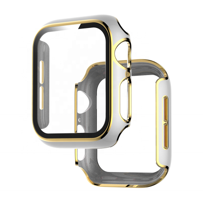 Watch case Tempered Glass For Apple Watch 5 3 4 band for iWatch 5 4 3 42mm 38mm protector case cover bumper for apple watch