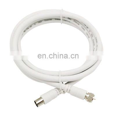 JIS standard CATV 75Ohm Coaxial Cable 5C-FB 4P Cable With Nickel Plated Connector