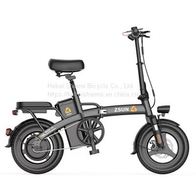 Electric bicycles, small electric bicycles, lithium electric bicycles, 14-inch lithium electric bicycles