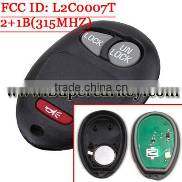 Best quality 2 button Replacement Keyless Entry Remote Key Fob for Buick L2C0007T #1