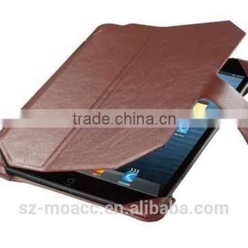 New hotsale leather Folio Case for ipad mini 3