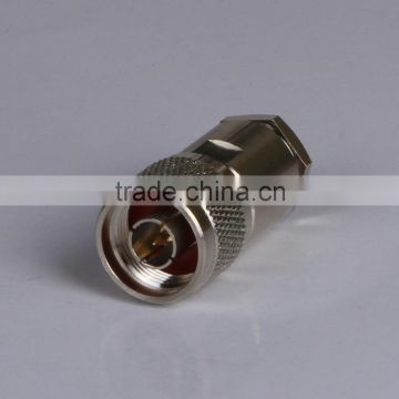 RF Connector N Plug with Male Center Pin in Solder Attachment for RG-8 RG-213 KSR400 400(Pack of 2)