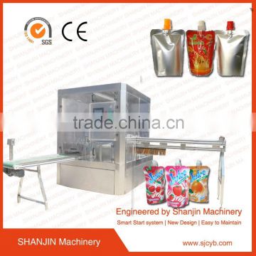 automatic price spout pouch filling machine / water spout pouch filling machine / standup pouch filling machine with spout                        
                                                Quality Choice