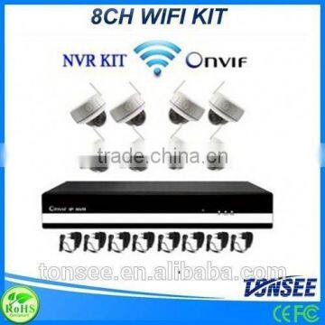 ip nvr 8ch cctv camera wifi dome camera rfid reader wifi ip camera kit P2P