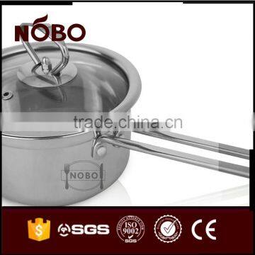 non-magnetic home cooking Stock Pot with steel handle