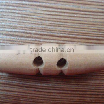 36mm good quality natural 2 holes horn button