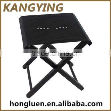 High Quality Backless Square Shape Wooden Folding Chair