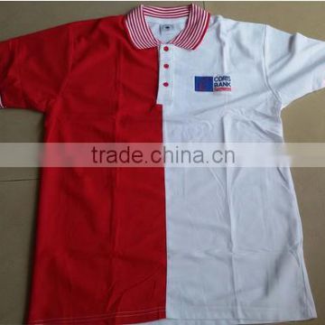 custom advertising polo shirt embroidery polo shirt for bank promotion
