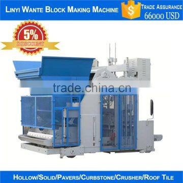 Fully automatic moveable concrete block making machine WT10-15