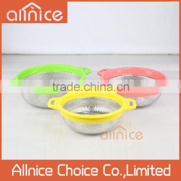 China supplies Allnice fruit busket/stainless steel rice perforated stainless steel colander