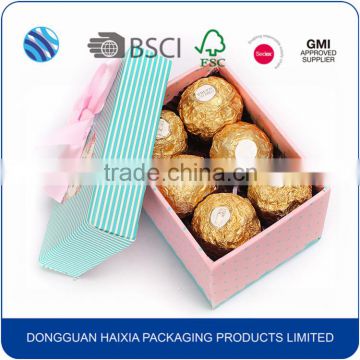 Sweet engagement paper gift box packaging box