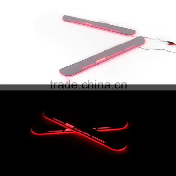 Car LED Front Door Sills Moving Scuff Plate Decorative Flash Logo Pedal Sill For BMW New 3 series GT 2013 2014 2015                        
                                                Quality Choice