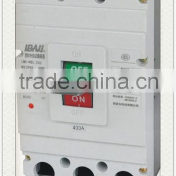 China MCCB, Moulded case circuit breaker 400A 4p 3C certification
