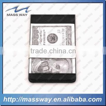 morden fashion Cash clip europe customized mens leather wallet