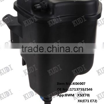 radiator coolant overflow expansion tank BMWX5 X6 OE 17137552546