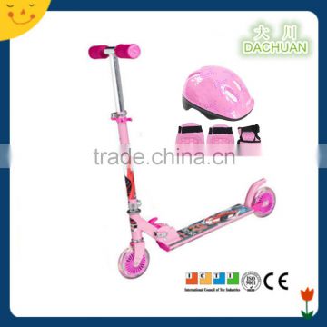 two wheel children scooter